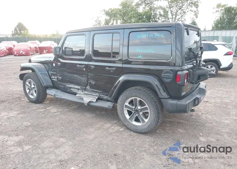 2019 Jeep Wrangler Unlimited Sahara 4X4 z USA, uszkodzony, nr VIN 1C4HJXEG5KW643426
